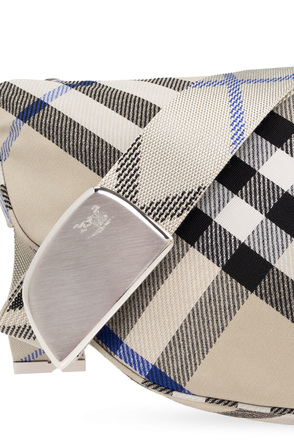 torba na ramie z logo burberry torba black red